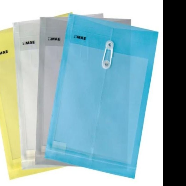 SOBRE PLAST. CHILO OFI. VERT. MAE COL. TRANSP. 1260360